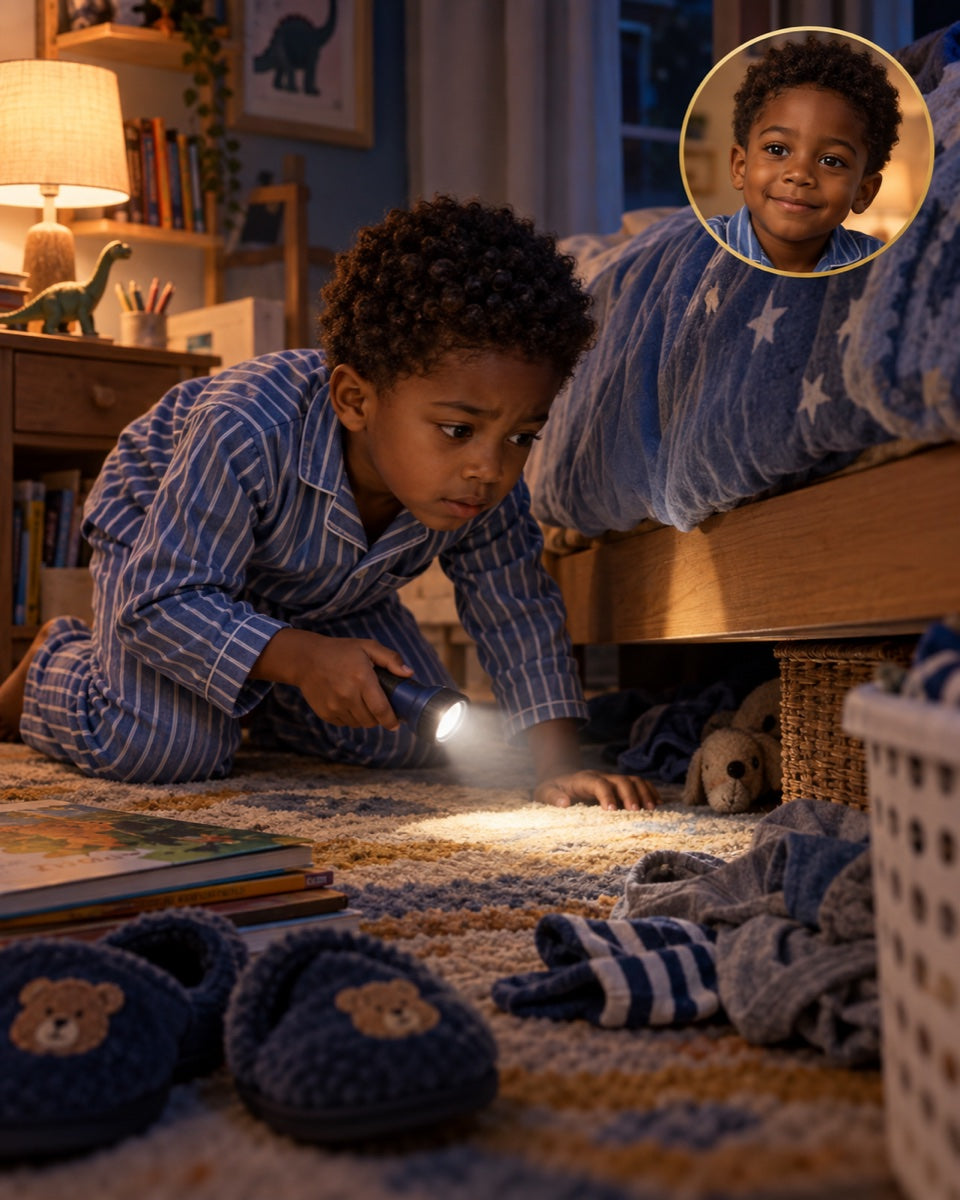 Couverture réaliste : le mystère du doudou disparu