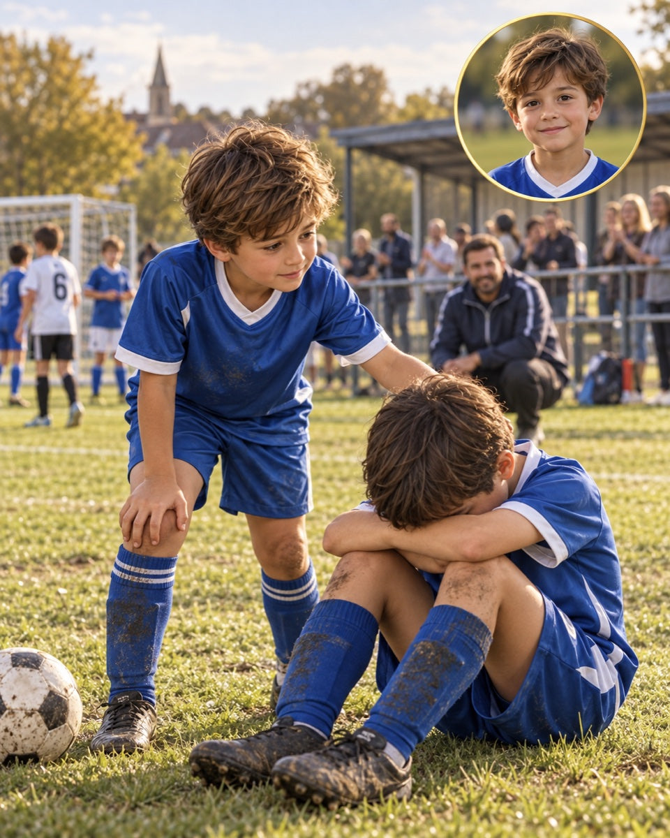 Couverture réaliste : le grand match de son équipe