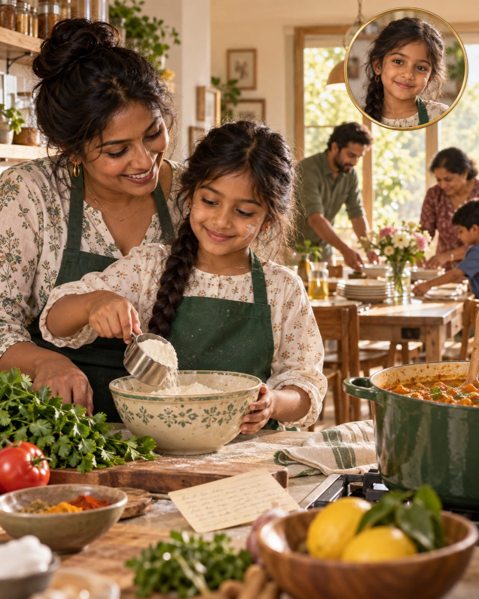 Couverture réaliste : la recette de famille
