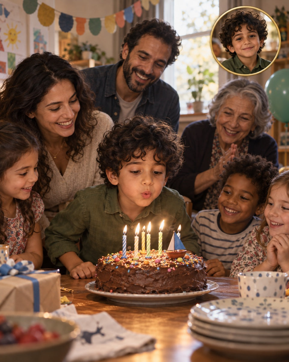 Couverture réaliste : un anniversaire inoubliable